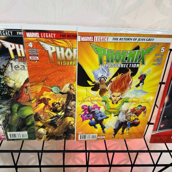 Phoenix Resurrection 1-5 & 7 Lee Inhyuk Variants Lot Jean Grey X-Men - Picture 3 of 8